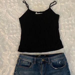 Jean short outfit